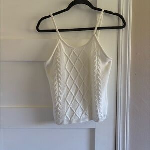 100% cotton sweater tank top S
